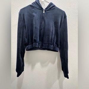 Cropped H&M velour jacket